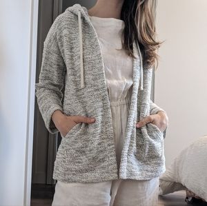Roots hooded knit cardigan, beach cover up